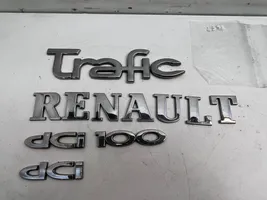 Renault Trafic II (X83) Emblemat / Znaczek tylny / Litery modelu 