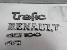 Renault Trafic II (X83) Logo, emblème de fabricant 