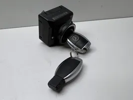 Mercedes-Benz C W204 Komputer / Sterownik ECU i komplet kluczy A2075450108