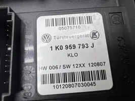 Volkswagen Cross Touran I Silniczek podnośnika szyby drzwi przednich 1T0959701D