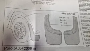 Volkswagen Polo V 6R Chlapacze tylne 6R0075101