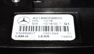 Mercedes-Benz CLS C218 X218 Module de ballast de phare Xenon A2189009800