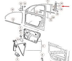 Volkswagen PASSAT B5 Autres éléments de garniture de porte arrière 3B0837902F