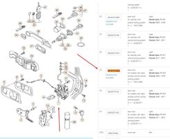 Volkswagen Polo IV 9N3 Serratura portiera anteriore 3B1837016BQ