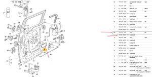 Volkswagen Golf II Poignée inférieure de porte avant 321837247