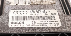 Audi A6 S6 C6 4F Variklio valdymo blokas 4F0907401A