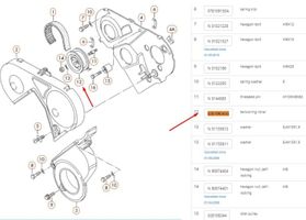 Volkswagen Caddy Tendicinghia generatore/alternatore 028109243G