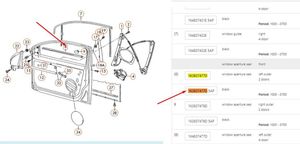 Volkswagen Golf V Uszczelka szyby drzwi przednich 1K3837477D