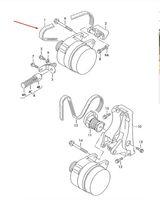 Volkswagen Polo Пояс генератора 030145933ab