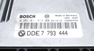 BMW X5 E53 Komputer / Sterownik ECU i komplet kluczy 7793444