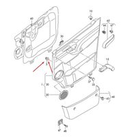 Volkswagen Crafter Altro elemento di rivestimento della portiera anteriore 2E0867207A