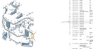 Audi A6 S6 C6 4F Interkūlera šļūtene (-es) / caurule (-es) kronšteins 4F0145683F