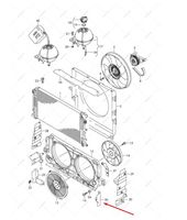 Volkswagen Crafter Część rury dolotu powietrza 2E0121284B