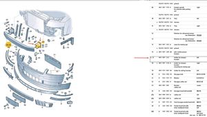 Audi A8 S8 D3 4E Support de montage de pare-chocs avant 4E0807115