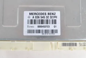 Mercedes-Benz E W211 Centralina/modulo sospensioni a0365453232