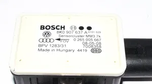 Audi A4 S4 B8 8K Vakaajan pitkittäiskiihtyvyystunnistin (ESP) 8k0907637a