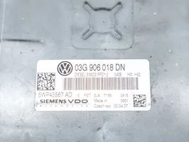 Audi A3 S3 A3 Sportback 8P Sterownik / Moduł ECU 03G906018DN