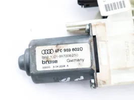 Audi A6 Allroad C6 Front door window regulator motor 4F0959802D