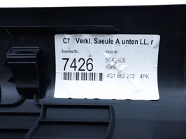 Audi A6 S6 C7 4G Etuoven kynnyksen suojalista 4G1867272