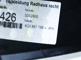 Audi A6 S6 C7 4G Copertura del rivestimento del sottoporta posteriore 4G0867768A