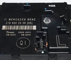 Mercedes-Benz CLS C219 Sterownik / Moduł drzwi A2198203326