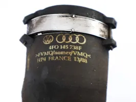 Audi A6 Allroad C6 Tube d'admission de tuyau de refroidisseur intermédiaire 4F0145738F