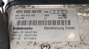 Audi A6 S6 C6 4F Auxiliary pre-heater (Webasto) 4f0265081h