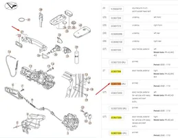 Volkswagen PASSAT B6 Klamka zewnętrzna drzwi 3c0837206