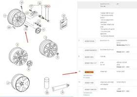 Audi A4 S4 B7 8E 8H Dadi/bulloni 4d0601139a