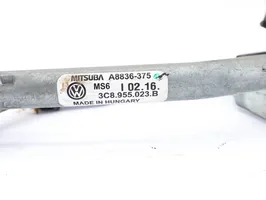 Volkswagen PASSAT CC Front wiper linkage and motor 3C8955023B