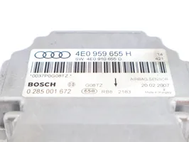 Audi A8 S8 D3 4E Turvatyynyn ohjainlaite/moduuli 4E0959655H