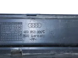 Audi A8 S8 D3 4E Etuoven kynnyksen suojalista 4E0853986C