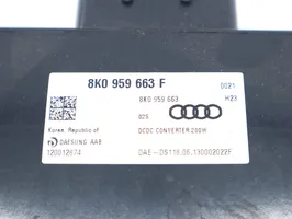 Audi A6 Allroad C7 Jännitteenmuunnin/muuntimen moduuli 8K0959663F