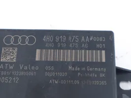 Audi A6 Allroad C7 Pysäköintitutkan (PCD) ohjainlaite/moduuli 4H0919175AA