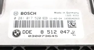 BMW 3 E90 E91 Engine ECU kit and lock set 8512047