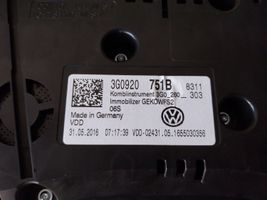 Volkswagen PASSAT B8 Velocímetro (tablero de instrumentos) 3G0920751B