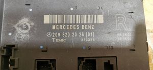 Mercedes-Benz CLK A209 C209 Centralina/modulo portiere 2098202026