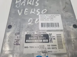 Toyota Yaris Verso Sterownik / Moduł ECU 8966152311