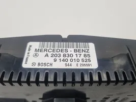 Mercedes-Benz C W203 Panel klimatyzacji A2038301785