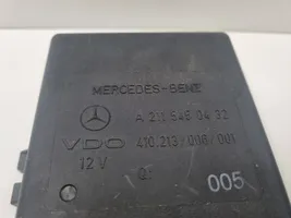 Mercedes-Benz E W211 Ilmajousituksen ohjainlaite/moduuli, takana 2115450432