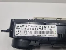 Mercedes-Benz ML W164 Unité de contrôle climatique A2518207989