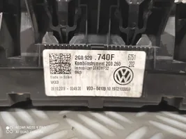 Volkswagen Polo VI AW Licznik / Prędkościomierz 