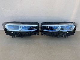 BMW 7 G11 G12 Ramię wycieraczki lampy przedniej / Komplet 7946776