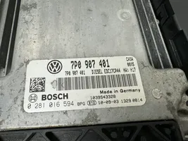 Volkswagen Touareg II Kit centralina motore ECU e serratura 7P0907401