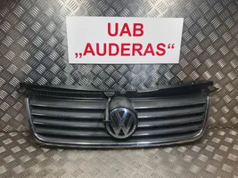 Volkswagen PASSAT B5.5 Grille calandre supérieure de pare-chocs avant 3B0853651J