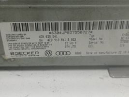 Audi A8 S8 D3 4E Radio/CD/DVD/GPS-pääyksikkö 4E0910541B