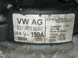 Volkswagen Phaeton Alternator 021903026K