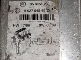 Mercedes-Benz S W220 Module de fusibles A0275454532