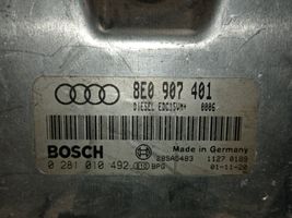 Audi A6 S6 C5 4B Moottorin ohjainlaite/moduuli 8E0907401