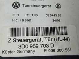Volkswagen Phaeton Silniczek podnoszenia szyby drzwi tylnych 3D0959703D
